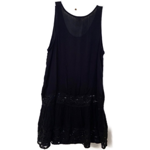 Sun & Shadow Black Sleeveless Top/Cover Up - Picture 2 of 6